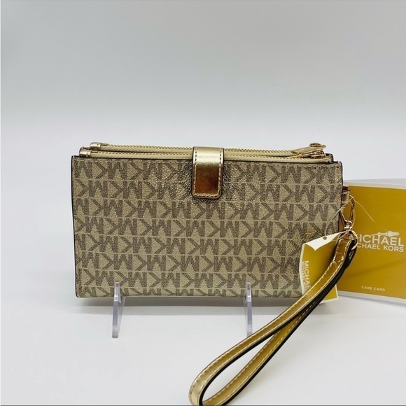 Michael Kors Large Double Zip Wallet Wristlet - Picture 6 of 10
